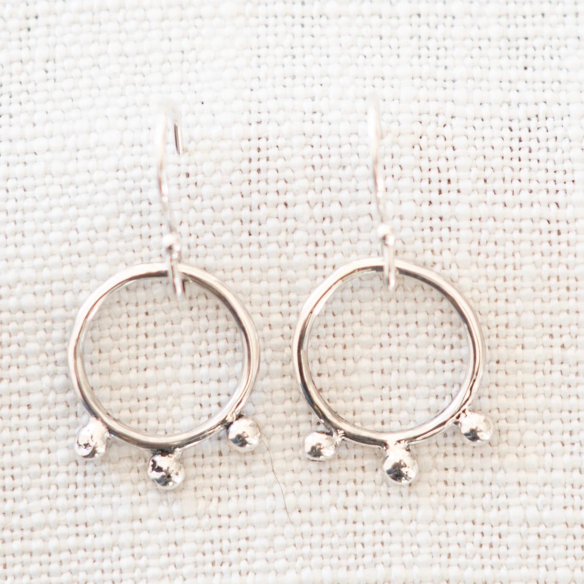 Dewdrop Hoop Earrings