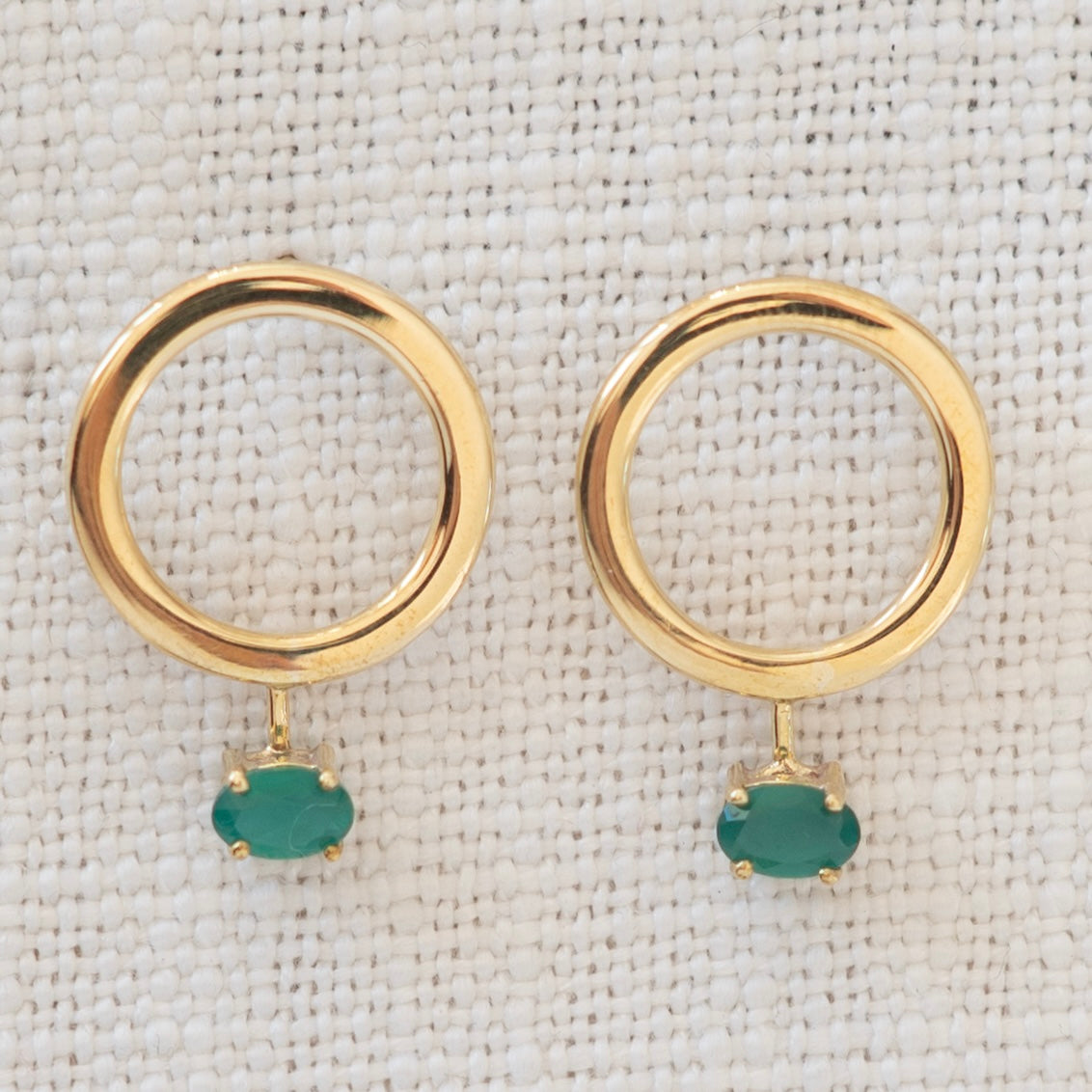 Aurelia Green Onyx Drops