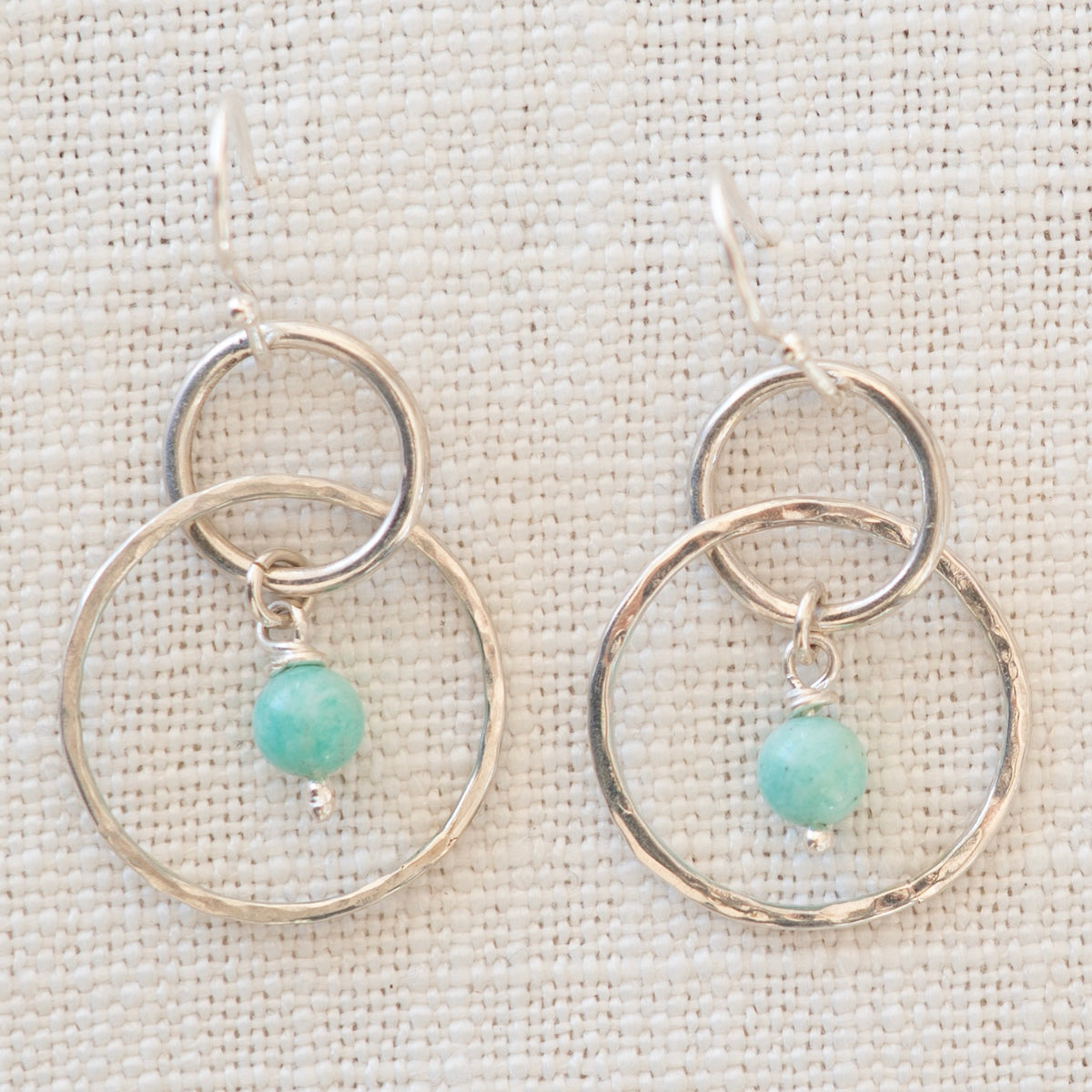 Blue Bay Ring Earrings