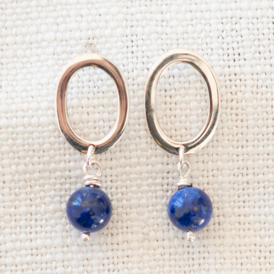 Cobalt Dangle Earrings