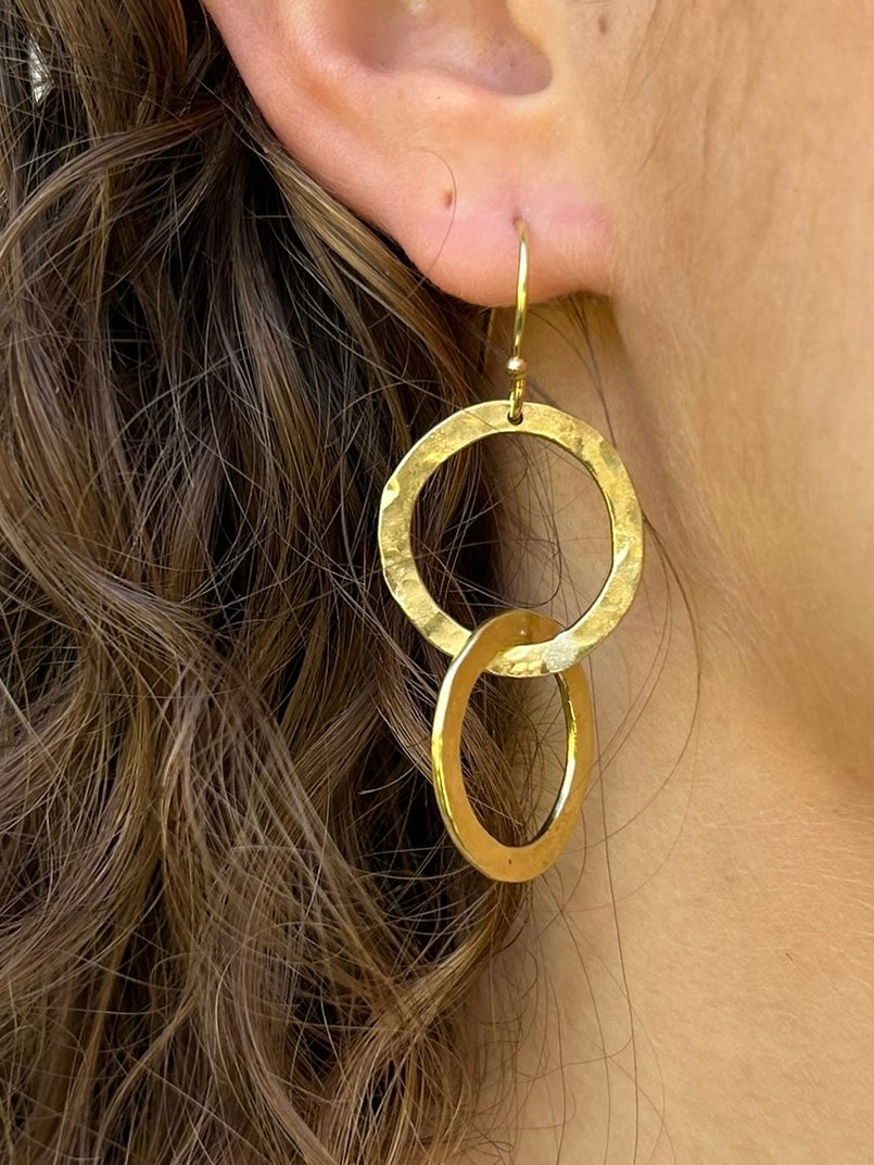 Sun-drenched Hoop earrings