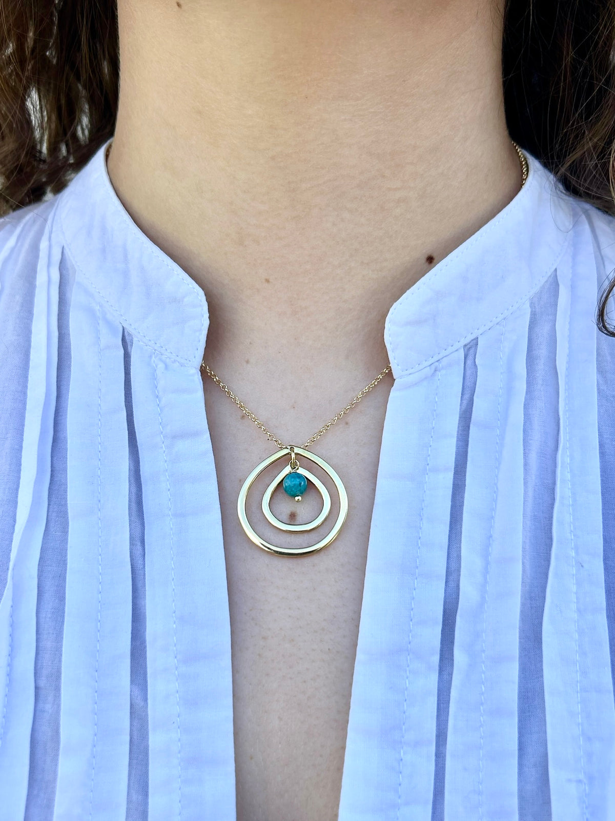Nested Teardrop Pendant