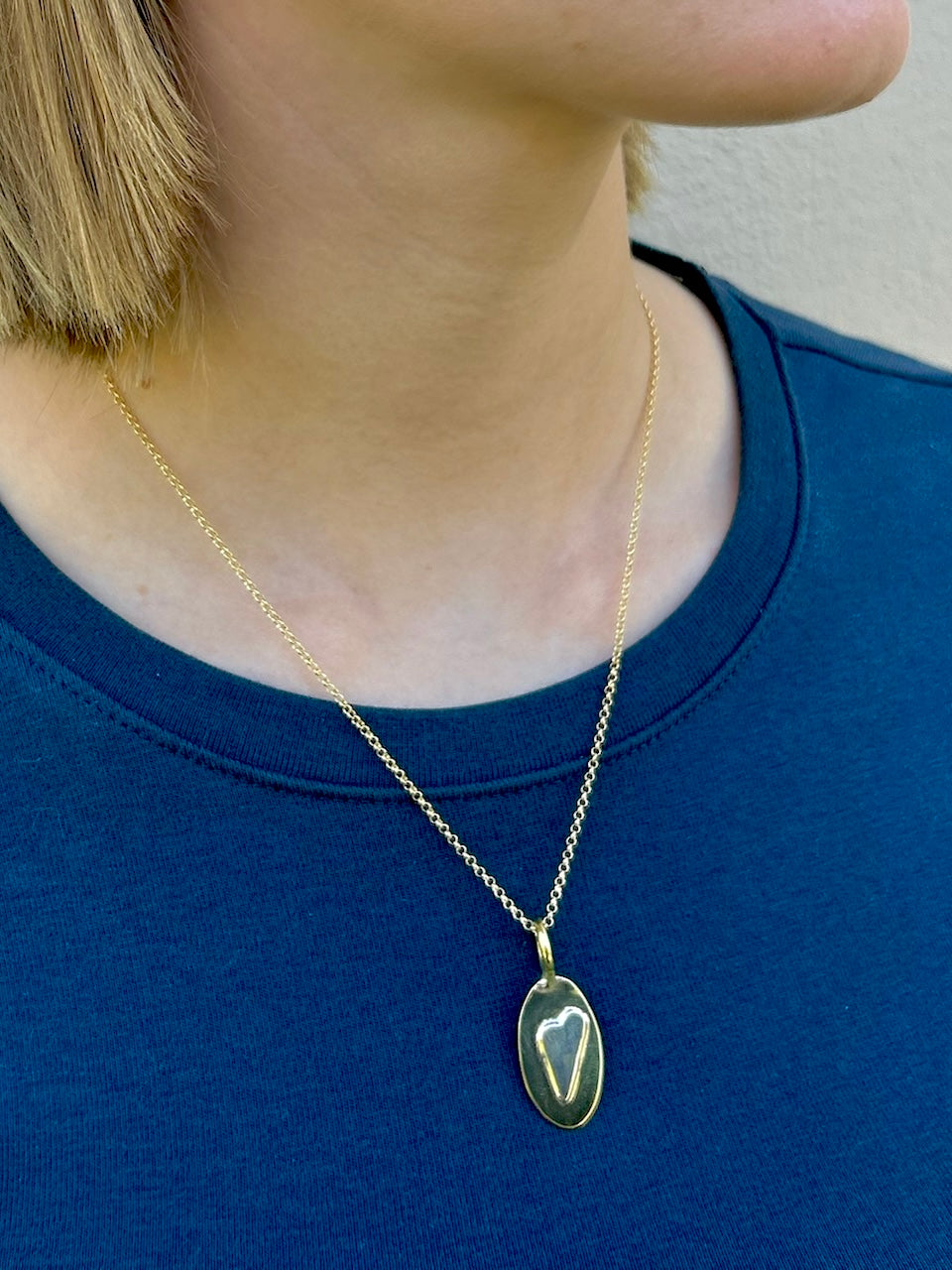 Sculpted Heart Pendant