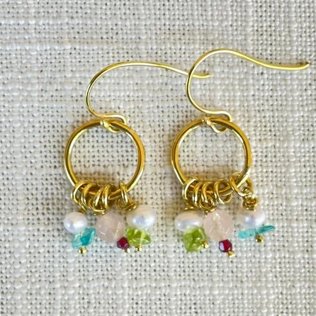 Lyra Cluster Hoop Drops
