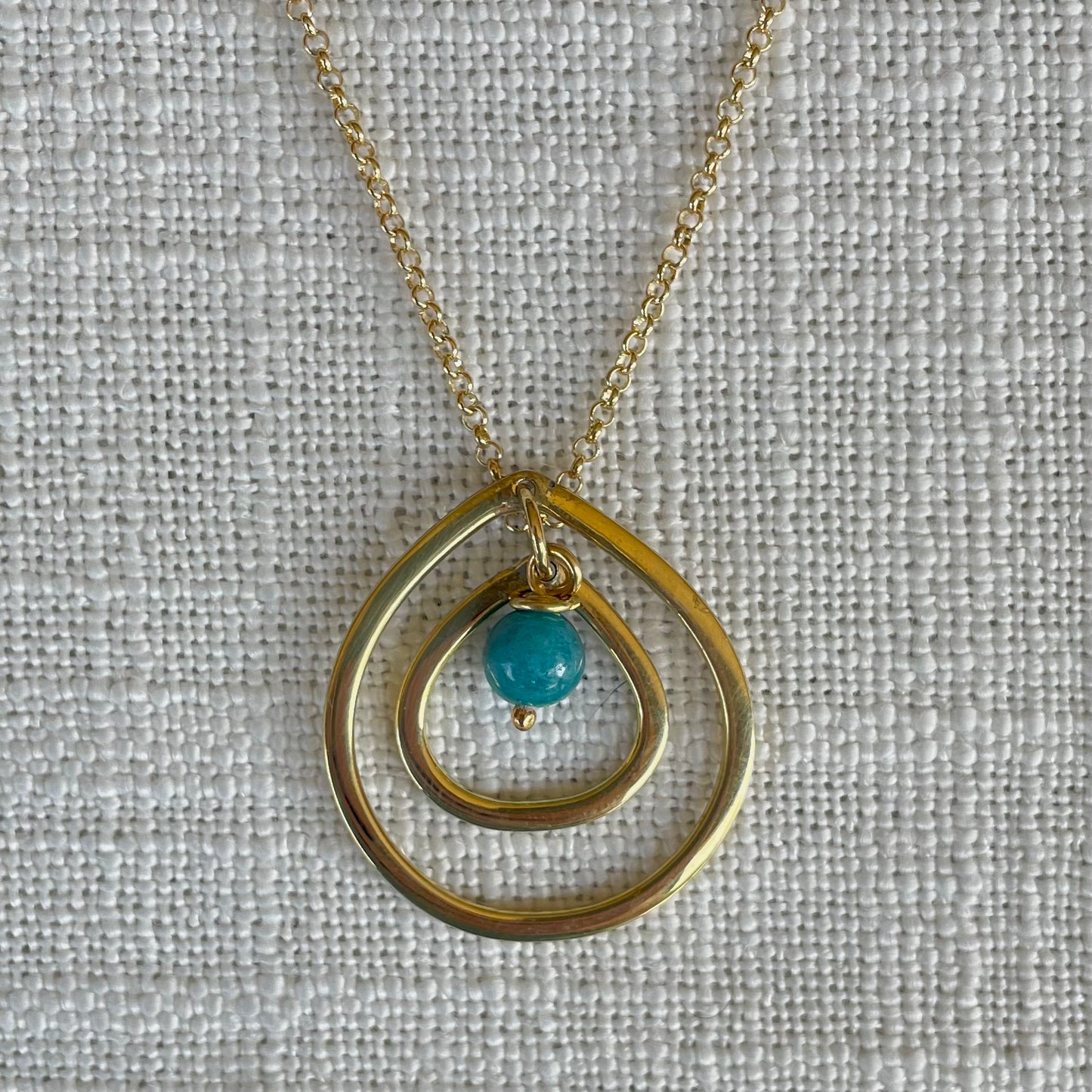Nested Teardrop Pendant