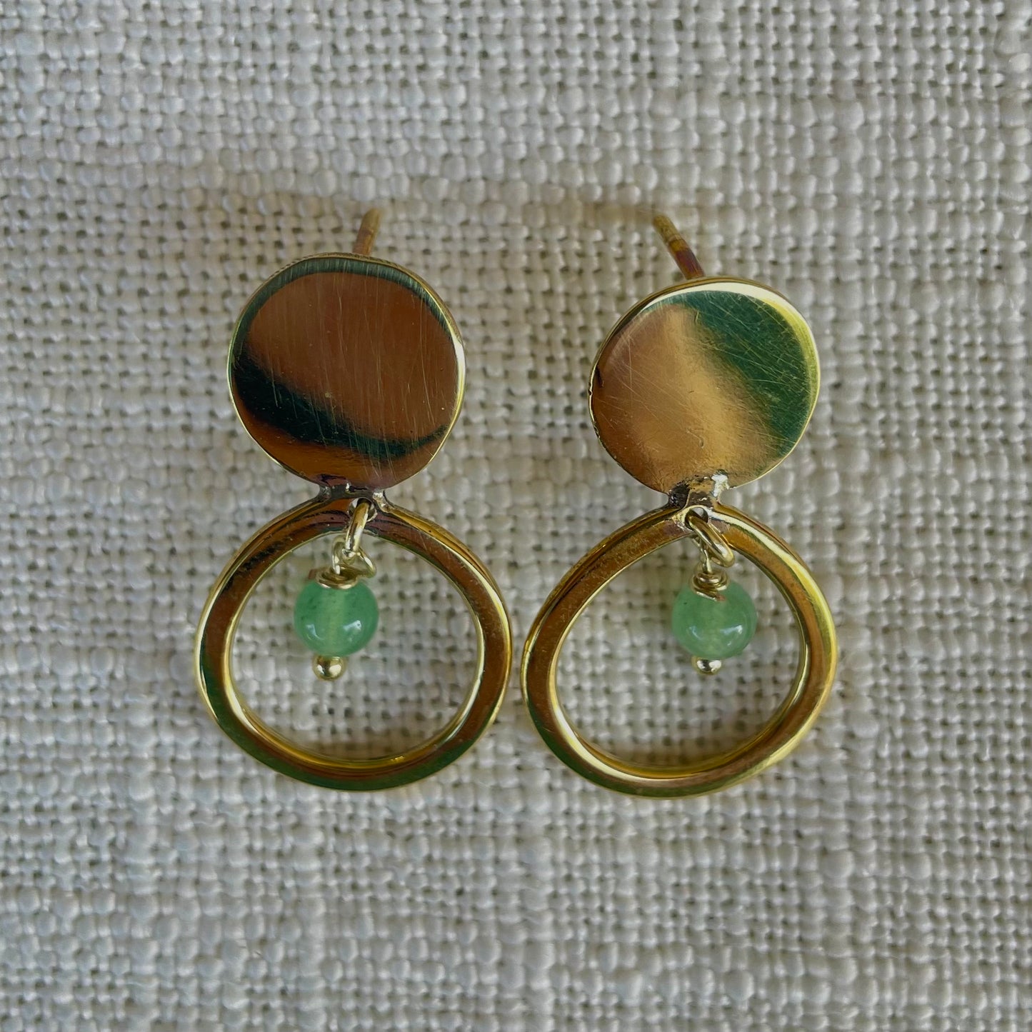 Sage Disc Studs