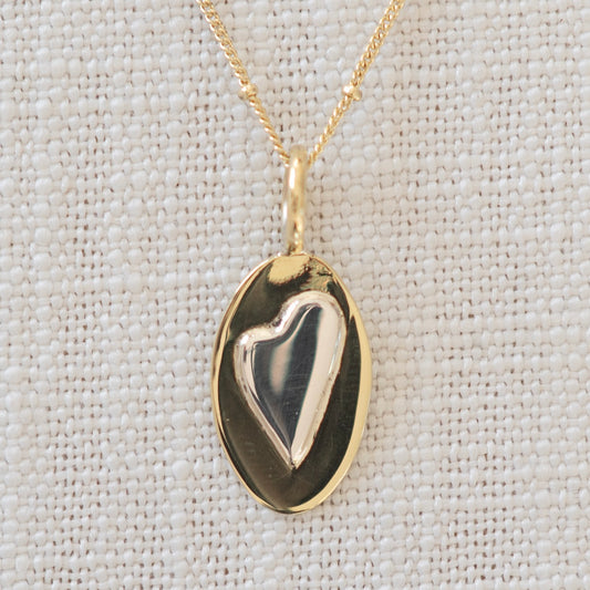Sculpted Heart Pendant