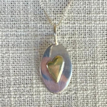 Sculpted Heart Pendant