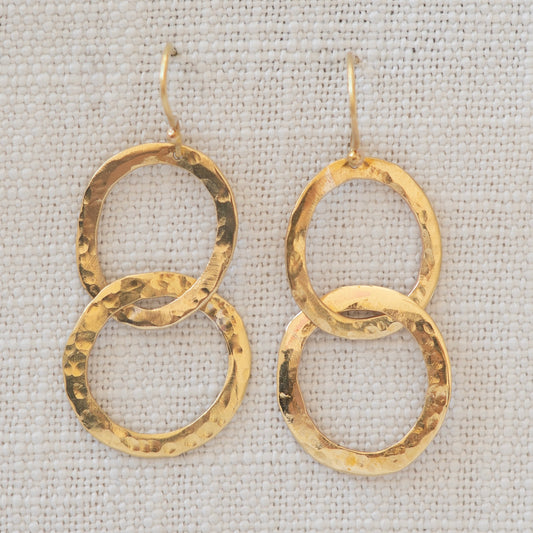 Sun-drenched Hoop earrings